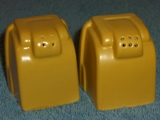 Modern shakers glazed matte yellow.